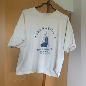 Sailing Club cropped t-shirt